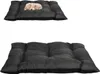 A dog bed with a puppy sleeping on it, and another dog bed shown empty. Produktbild-Vorschau