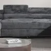 Wohnlandschaft U – Form Ecksofa Miami TILIA Cord Anthrazit Produktbild-Vorschau 7