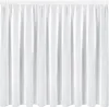 A white curtain with pleats. Produktbild-Vorschau