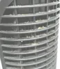 A close-up view of a dusty black fan grille. Podgląd zdjęcia produktu