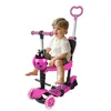 5-in-1 Kinder Roller Scooter mit Abnehmbarer Produktbild-Vorschau 2