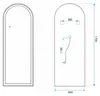 Miroir Rea Orbit 60X170 Led Noir Voir les images du produit 8