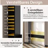 COSTWAY 87,5x18x98 cm Toilettenschrank Bad Überbauschrank, Produktbild-Vorschau 5