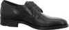 A black leather business shoe is shown from the side against a white background. Anteprima dell’immagine prodotto