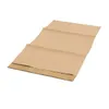 A folded piece of brown cardboard on a white background. Produktbild-Vorschau