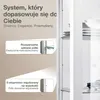 K-Möbel Wisząca witryna w kolorze białym (80x60x25 cm) z 2 Podgląd zdjęcia produktu 4
