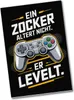 Gaming-Controller Zocker Levelt Souvenir Souvenir Magnet Produktbild-Vorschau 1