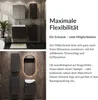 Planetmöbel Midischrank 32cm Anthrazit Badmöbel Gäste WC Produktbild-Vorschau 6