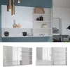 Mensola dello specchio Vicco  Bianco lucido 119.8 x 70 cm Anteprima dell’immagine prodotto 2