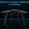 TRMLBE Table de jeu avec coin rond, Table de jeu noire Voir les images du produit 3