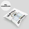 Trendation - Leseratte Geschenk Deko-Kissen mit Füllung Produktbild-Vorschau 3