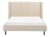 BELIANI Polsterbett Hellbeige Bouclé mit Lattenrost 140 x Produktbild-Vorschau 5
