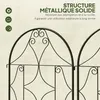 Outsunny kratka metalowa zestaw 2 kratek ogrodowych ze Podgląd zdjęcia produktu 7