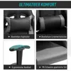 Vinsetto Ergonomischer Bürostuhl Gaming Stuhl Kunstleder Produktbild-Vorschau 7