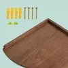 Regał narożny Relaxdays, wymiary: 3 x 30 x 30 cm, drewno Podgląd zdjęcia produktu 5