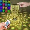 Kristall Diamant Tischlampe, 16 Farben RGB wiederaufladbare Produktbild-Vorschau 1
