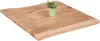 Tischplatte Baumkante Akazie natur 60 x 60 cm BRASILEIRO Produktbild-Vorschau 1