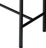 Close-up of the black metal legs of a table, showing its structure and fasteners. Náhled obrázku produktu