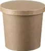 50x Eisbecher Feinkostbecher aus Kraftpapier  rund 350ml Produktbild-Vorschau 1