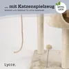 Lycce Katzenbaum TOWER Kratzbaum deckenhoch Sisal Plüsch Produktbild-Vorschau 6