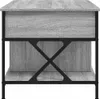 vidaXL Couchtisch Grau Sonoma 100x55x50 cm Holzwerkstoff Produktbild-Vorschau 6