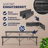CASARIA® 2er Set Bierbank Klappbar 8 Personen Rattanoptik Produktbild-Vorschau 4