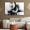 Leinwandbilder 120x80 cm - Schwarz und Weiß - Kunst , Produktbild-Vorschau 5