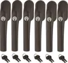 Abus FG300 abschließbarer Fenstergriff braun, im Set 6 Produktbild-Vorschau 1