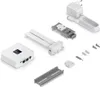 A collection of electronic networking components arranged on a white background. Produktbild-Vorschau