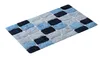 MSV Badteppich Badvorleger Mosaik Duschvorleger Hochflor Produktbild-Vorschau 2