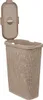 A beige laundry basket with its lid open, shown from a side angle against a white background. Podgląd zdjęcia produktu