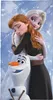 Frozen die Eiskönigin Badetuch Anna, Elsa und Olaf  60x120 Produktbild-Vorschau 1