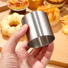 12 Stück Kuchenringe, Edelstahl-Kuchen-Dessert-Backzubehör, Produktbild-Vorschau 5