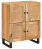 vidaXL Príborník hnedý 60 x 33 x 75 cm Masívne drevo Mango Náhľad obrázku produktu 8