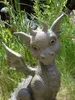 Drago da giardino XXL seduto - Statua di drago - Statua da Anteprima dell’immagine prodotto 2