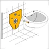 BADfabrik24 Geberit Duofix Element für Wand-WC, 112 cm, mit Produktbild-Vorschau 9
