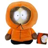 A plush toy of Kenny from South Park is shown against a white background. A small tag with Kenny's face is next to the toy. Produktbild-Vorschau
