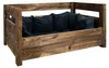 Hundebett aus Massivholz 90x57x45 cm – Braun, Natur oder Produktbild-Vorschau 7