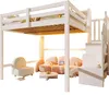 Merax Hochbett 90x200 cm, Etagenbett mit LED, Kinderbett, Produktbild-Vorschau 9