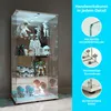 Vitrina de vidrio INONEFT con iluminación LED, puertas Vista previa de la imagen del producto 4