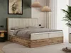 MKS MEBLE Boxspringbett 180x200 mit Bettkasten Eiche, Produktbild-Vorschau 12
