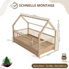 Letto a casetta Crazy Pine con cassetti 190x90 cm – Lettino Anteprima dell’immagine prodotto 2
