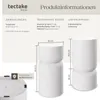 Product information for a set of two side tables, including dimensions and technical specifications. Náhled obrázku produktu