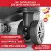 ONBEST Hartschalen Koffer Set | 4-teilig | Rose Gold | mit Produktbild-Vorschau 4