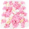 A flat lay of artificial flower wall panels. Podgląd zdjęcia produktu