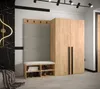 Garderobe MIRO Set 5 mit gepolsterten Paneelen Industrial Produktbild-Vorschau 2