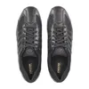 A top-down view of a pair of black Geox sneakers on a white background. Produktbild-Vorschau