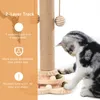 Kratzbaum für Katzen, 44,5cm Kratzpfosten Katzenkratzbaum Produktbild-Vorschau 8