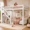 INONEFT Etagenbett 140x200cm, kinderbett mit Produktbild-Vorschau 2