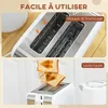 HOMCOM Ensemble bouilloire et grille-pain 2200W, bouilloire Voir les images du produit 8